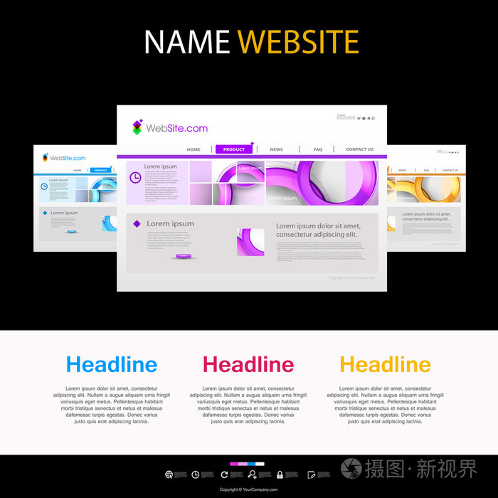 設計師的網(wǎng)站模板 現(xiàn)代網(wǎng)站設計的關鍵要素